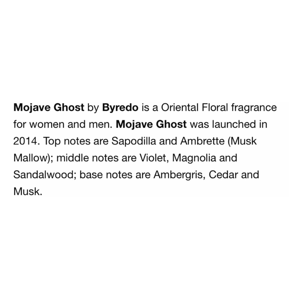 BYREDO Mojave Ghost Eau de Parfum - .27 fl oz NIB - Picture 6 of 9